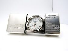 Rothmans Williams Renault Zippo Time Tank Pocket Clock Watch running 1996 Rare picture