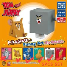 TOMY T-ARTS Tom & Jerry 5 PCS SET Capsule Toy Gashapon Toy Collection picture