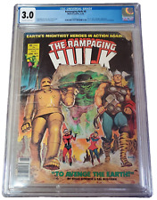 Rampaging Hulk Issue #9 Comic / Magazine. CGC Graded. Marvel 1978. Thor  vs Hulk picture