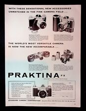 1956 Praktina 35mm Camera Accessories Standard Camera Corp Vintage Print Ad picture