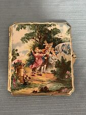 VINTAGE Stratton Enamel & Gold Tone Cigarette Case Made in England picture