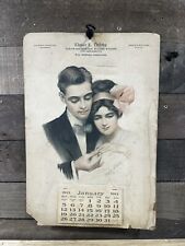 Antique 1913 “Elmer E. Tibby” Calendar  West Middlesex, Pennsylvainia  picture