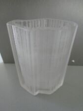 Glass vase by Tapio Wirkkala for Iittala Ribbed Mid Century Modern Finland picture