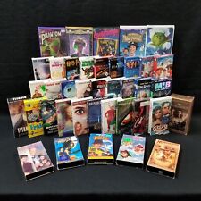 Vintage VHS Movies Bulk Media Resellers Lot 80s 90s Cult Classics ET Goosebumps picture