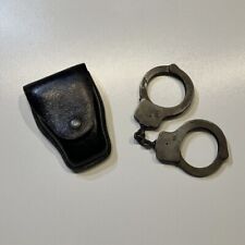 Vintage Peerless Handcuffs Very Old + Original Case No Key picture