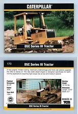 D5C Series III Tractor #170 Caterpillar Series II 1994 TCM Trading Card picture