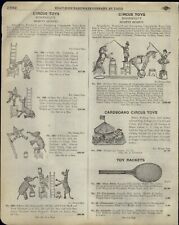 1918 PAPER AD Schoenhut Circus Toy Humpty Dumpty Marble Game Fish Pond Telegraph picture