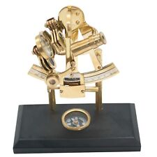 Marine Sextant Nautical Ship Solid Brass Astrolabe Celestial Working Instrument picture