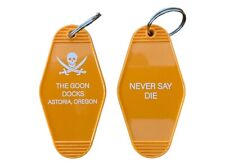 Graphic version GOONIES never say die inspired key tag picture