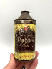 OLD 12oz POTOSI Beer Cone Top Beer Can Potosi Brewing Potosi Wis. picture