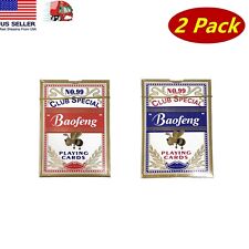 Playing Cards Poker Size Standard Index Baofeng 2 Packs Player's Board Game picture