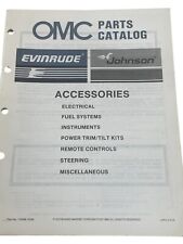 Vintage 1986 OMC Johnson Evinrude Parts Catalog ￼Nautical Accessories picture