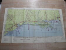 1944 Gulf Coast Regional Aeronautical Chart Pilot Map New Orleans Houston Texas picture