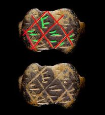 VERY RARE Rabbinic Talismanic Ancient Judaea Ring with Invocative of God Shin picture
