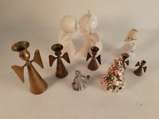 Estate Lot of Christmas Decor, Candleholders, etc. picture