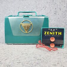 Vintage Zenith L505 Portable Tube Radio AM Wavemagnet MCM Green Not Working picture