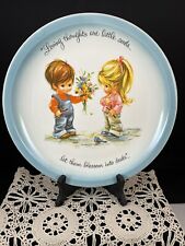 Vintage Gigi 1972 Collector's Edition Plate ~ American Greetings Loving Thoughts picture