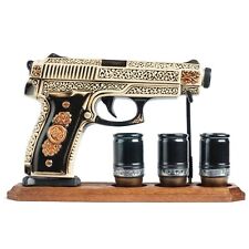 DECANTER for whiskey alcohol Bottle GUN PISTOL Military gift_Warrior's Decanters picture