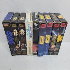 Lot of 9 Original Star Wars & Star Trek VHS Movies Untested picture