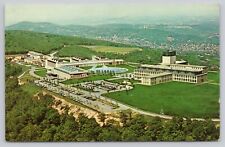 Bethlehem Pennsylvania, Bethlehem Steel Plant & Lab Aerial View Vintage Postcard picture