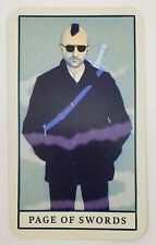 Robert De Niro in Taxi Driver Movie Page of Swords Tarot Trading Card picture
