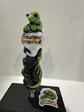 Rare Yellow Smokin’ Iguana Figural Beer Tap Handle 9” Nashua NH New In Box NIB picture