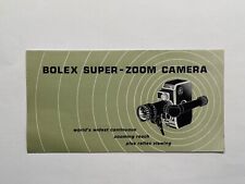 1960 Bolex Super Zoom Movie Camera - Sales Brochure Print Advertisement picture