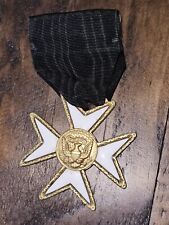 1930s WWII US Army GAR Funeral  Slot Brootch Medal L@@K picture