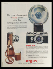 1956 Argus C-4 Distinguished Camera Vintage Print Ad picture