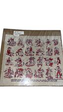 Vintage 1950s Cowboy~Horse~Western Transfer Tattoo Sheet picture