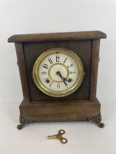 Antique NEW HAVEN 301 Clock, WORKING, Key, Pendulum, Hands, Works Great picture