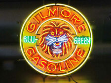 Gilmore Gasoline Blu Green Neon Light Sign Lamp With HD Vivid Printing 24x24 picture