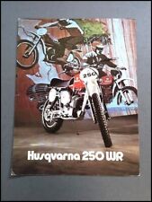 1975 Husqvarna 250 WR Dirt Bike Motorcycle 1-page Vintage Sales Brochure Sheet picture