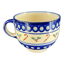 Boleslawiec Polish Pottery Hand Made Hand Painted Large Coffee Mug Cup Christmas picture
