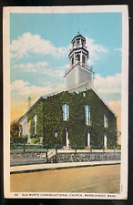Vintage Postcard 1933 No. Congregational Church, Marblehead, Massachusetts (MA) picture