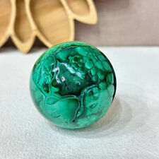 575g TOP Natural Malachite Quartz Polished Sphere Crystal Energy Ball Decor picture
