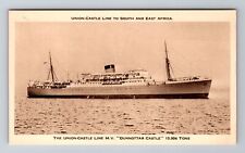 The Union Castle Line MV, Ship, Transportation, Antique, Vintage Postcard picture