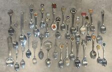 Lot Of 34 Souvenir Collectible Spoons picture