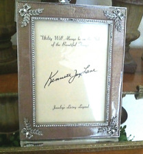 Kenneth J Lane Picture Frame with Signed Insert picture