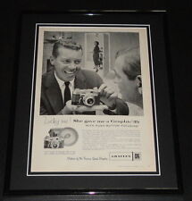 1958 Graflex Graphic 35 Camera 11x14 Framed ORIGINAL Vintage Advertisement picture