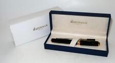 Waterman EXCEPTION Slim Size Black Rollerball Pen in Original Box picture