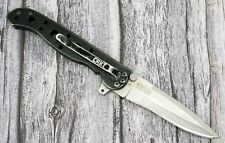 CRKT M16-01S Carson Design Black Folding Blade Pocket Knife E8 picture