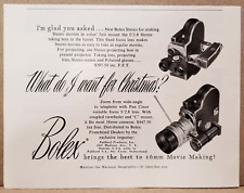 1952 Bolex 16 mm Movie Making Print Ad  picture