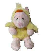 Vintage Walt Disney Piglet Baby Chick Easter Spring Stuffed Animal Plush Rare picture