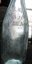 George Roesch Beer Bottle Philadelphia PA with Porcelain Stopper Pre Pro picture
