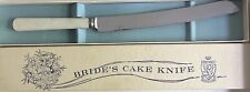 Vintage Kirk & Matz Brides Cake Knife Pearlex Handle Sheffield Cutlery England picture