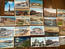 Antique Postcard Lot 34 All Galveston Texas TX Murdochs Galvez Seawall Beach Bal picture