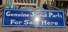 Vintage Old Antique Rare Ford Service Ad Porcelain Enamel Sign Board Collectible picture