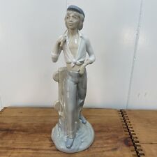Rare Rex Valencia Porcelain Boy Vintage Figurine Hand Made in Spain picture