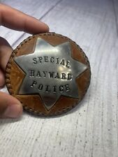Antique Special Police Hayward County Badge Pin Star Vintage Obsolete picture
